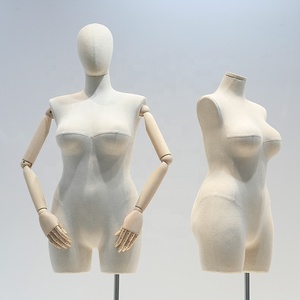 Maniquíes de Mujer de Talla Grande en Stock, Maniquí Femenino de Medio Cuerpo para Exhibición en Escaparates de Tiendas de Ropa - Product Image 2