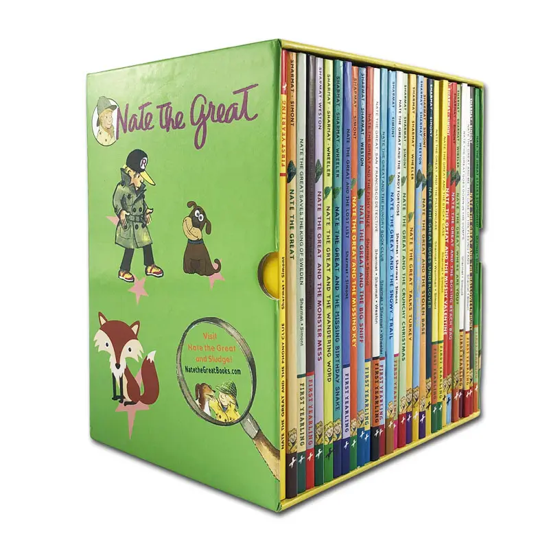 28 Books/Set Nate the Great Picture Story Book Baby Early Childhood learning gift
