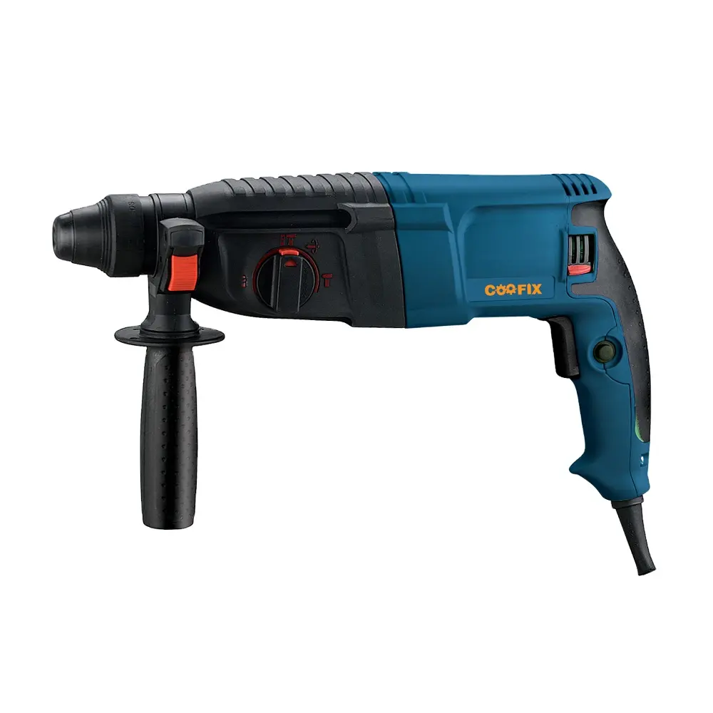 3 function hammer drill cordless jack hammer drill machine cheap power tools 26mm rotary hammer drill COOFIX