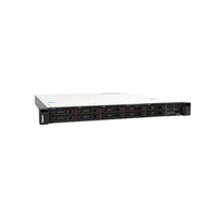 ThinkSystem SR250SR250 V3 1U Rack Server merek baru dengan prosesor Intel Xeon E-2400/6300-Series yang tersedia