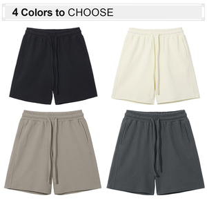 Venta al por mayor de pantalones cortos de algodón gofres de alta calidad de peso pesado 330gsm pantalones cortos - Product Image 2