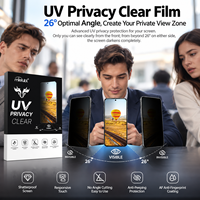 Protection d'écran transparente anti-UV Mietubl avec anti-traces de doigts et imperméable pour téléphones mobiles