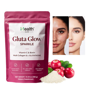 Poudre de glutathion fermenté OEM personnalisée, blanchiment et éclaircissement de la peau, haute biodisponibilité, complément GMP, vente en gros en vrac pour usines - Product Image 1