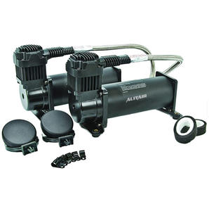 Compresseur d'air 12V 444C à cycle de travail continu en usine, 200 PSI, système de suspension de klaxon d'air pour voitures, camions, trains - Douille en acier - Product Image 2