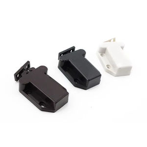 Butée de porte de coccinelle autobloquante invisible Rebondisseur de porte d'armoire en zinc ignifuge avec rebondissement en plastique - Product Image 3