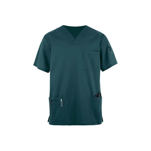 Blouses et chemises médicales unisexes amples pour médecins et infirmières, uniformes médicaux verts, hauts d'uniforme d'<span class=keywords><strong>infirmière</strong></span> - Product Image 3