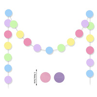 Set de Decoración para Fiestas de Cumpleaños Transfronterizo, Guirnaldas de Cumpleaños, Adornos Espirales Coloridos, Estrellas de Papel PET para Fiestas