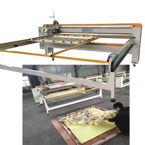 CNC Servo Motor Longo Braço Têxtil Doméstico Duvet Matlassage Quilting Máquinas De Costura Preço