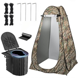 Carpa Portátil de Apertura Rápida, de una Sola Capa, de Tela Oxford, para Acampar al Aire Libre, Color Negro Gris - Product Image 5