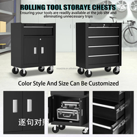 Armoire de rangement d'outils robuste à 7 tiroirs, antirouille, avec serrure à clé, personnalisable OEM/ODM, capacité de charge de 300 kg, chariot roulant pour réparation automobile