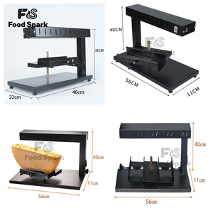 Fondeur de fromage à <span class=keywords><strong>raclette</strong></span> Machine à <span class=keywords><strong>raclette</strong></span> électrique commerciale Machine à vaisselle <span class=keywords><strong>suisse</strong></span> Demi Melting Warmer pour Half Nacho Cheese - Product Image 5