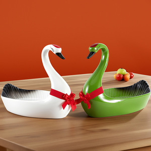 Piatto di Servizio a Forma di Cigno, Creativo Vassoio per Sashimi, Piatto per Esposizione Cibo, per Anatra alla Pechinese e Piatti Freddi, Stoviglie per <span class=keywords><strong>Ristorante</strong></span> - Product Image 1