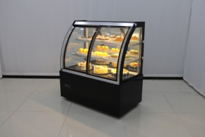 Vitrines réfrigérées ouvertes pour gâteaux et pâtisseries, avec dos en verre droit ou courbé, <span class=keywords><strong>de</strong></span> 0,9 m, 1,2 m, 1,5 m, 1,8 m / Comptoirs <span class=keywords><strong>de</strong></span> présentation pour boulangerie - Product Image 6