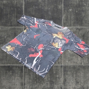 เสื้อยืดลายพรางสำหรับผู้ชายเสื้อยืดถักแบบธรรมดา260กรัมพิมพ์ลายโพลีเอสเตอร์/ผ้าฝ้ายฟอกสี - Product Image 2