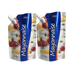 Emballage à pression Sauce au poivre noir Sauce tomate LOGO de taille personnalisée Sac d'emballage avec buse d'arôme en plastique pour fête en plein air - Product Image 1