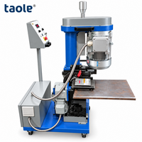 Machine à fraiser les bords de plaques TMM-63L 380V, 0-90 degrés, pour la préparation de soudures d'acier multi-profilés