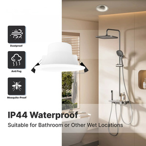 Focos empotrables <span class=keywords><strong>LED</strong></span> europeos de 7w, ultra planos, de plástico, modernos, 3cct, CE, SAA, IP44, para baño, de bajo consumo. - Product Image 2