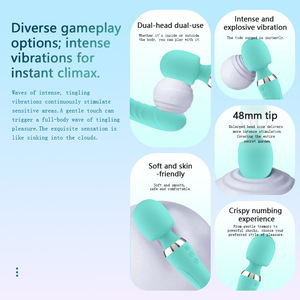 Vibrador Doble con Doble Vibración, Palo de Masaje para Mujeres, Juguete Sexual para Adultos, Silencioso (<50 dB), Venta al Por Mayor - Product Image 5