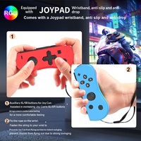 Manette de jeu gyroscopique 6 axes 360 en gros °   Manette sans fil BT Joypad pour Nintendo Switch avec bouton Turbo LED RGB, stock en gros