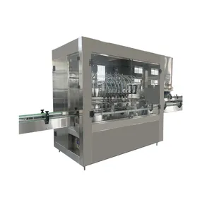 Automatic Straight Paste Filling Machine For Edible Olive Sunflower Oil Syrup Shaping Packaging Machinery-New Condition