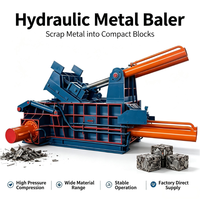 Presse à briquettes métalliques pour le recyclage des canettes en aluminium, des fils de cuivre et des ferraille – Compacteur hydraulique
