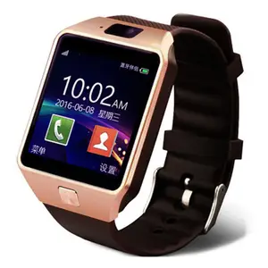 Gran oferta, reloj inteligente con pantalla táctil a prueba de agua dz09 con cámara de dientes azules, reloj de pulsera, tarjeta SIM, reloj inteligente deportivo para iOS y Android