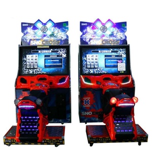 เครื่องเล่นเกมมอเตอร์ไซค์อาร์เคดขนาดใหญ่สำหรับผู้ใหญ่ แบบหยอดเหรียญ วิดีโอเกม อุปกรณ์บันเทิง เครื่องแข่งรถ รุ่นแข่งขัน - Product Image 5