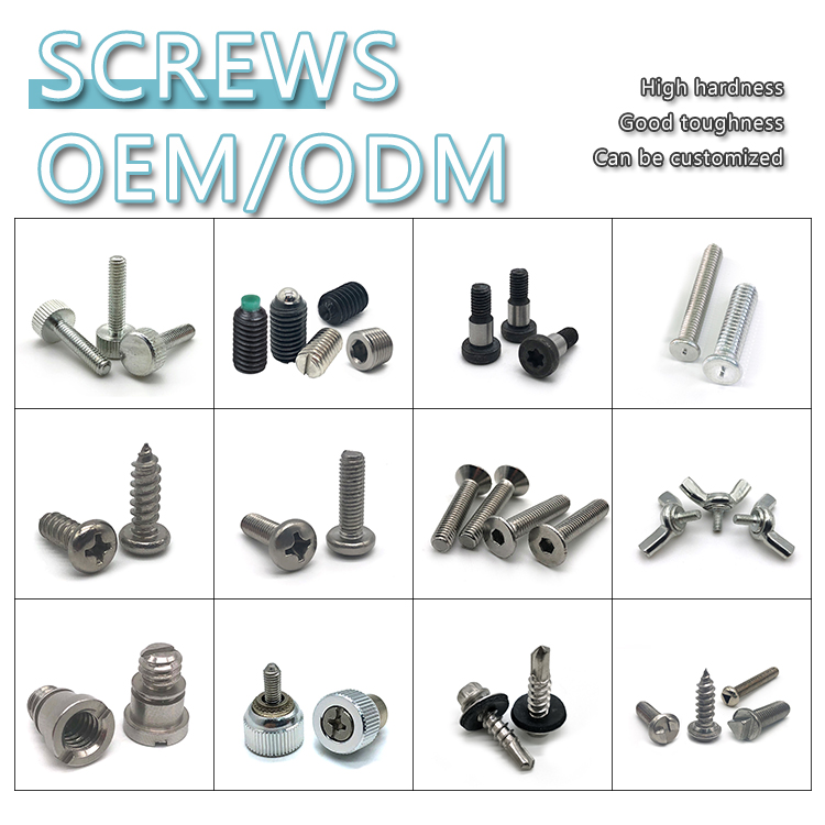 China Manufacture Wholesale Galvanized Pan Head Concrete Wood Self Tapping Screw Flat Head Stainless Steel Metal Roofing