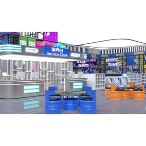 Personalizado de plástico colorido niños adultos comercial salto niños <span class=keywords><strong>Parque</strong></span> usado interior patio de recreo equipo para la venta - Product Image 5