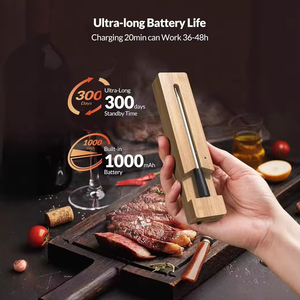 Termómetro Inteligente Inalámbrico Magnético Bluetooth para Carne, Modelo 2026, de Acero Inoxidable 304, con 48 Horas de Duración de Batería e Impermeabilidad IP68 - Product Image 4