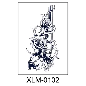 Nuovi Design di Tatuaggi Temporanei Personalizzati all'Ingrosso per Uomini e Donne, Adesivi per Tatuaggi Impermeabili Semi-Permanenti - Product Image 2