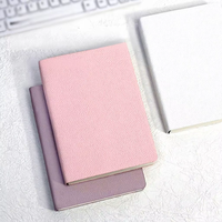 Carnet professionnel en PU avec 96 feuilles, couverture texture litchi, journal personnalisable pour le bureau et les étudiants