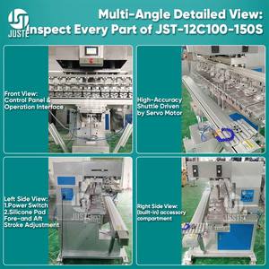 Impresora mecánica de almohadilla de tintero, 12 colores, Mini removedor de lanzadera, máquina de impresión de almohadilla de borrador para etiqueta de juguete, menos etiqueta, pluma, bolsa de papel - Product Image 6