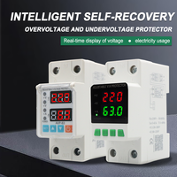 Vente flash : Relais magnétique de protection contre les surtensions réglable 63A 140V-300VDC, usage domestique, monophasé, courant alternatif