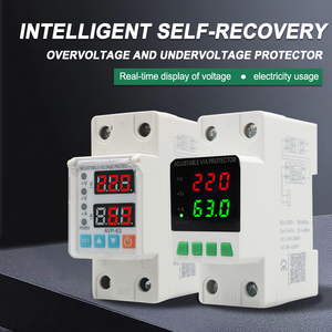 Vente flash : Relais magnétique de protection contre les surtensions réglable 63A 140V-300VDC, usage domestique, monophasé, courant alternatif - Product Image 2