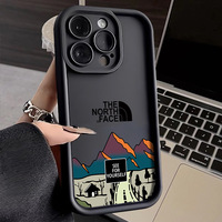 Tout Nouveau Étui Créatif 15 Pro Max pour iPhone, Housse Tendance 13 Pro pour Mobile Apple en TPU avec Support Téléphone Inclus