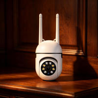 Caméra de sécurité A7 avec vision nocturne couleur, zoom optique 10x, CMOS, intérieur/extérieur, interphone bidirectionnel, sans fil, HD, Wifi, petite caméra