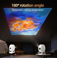 Proyector OEM ODM S35 HD 720P Mini Portátil para el Hogar, Teléfono Inteligente Android, Laptop, Pantalla Compartida, Películas, WiFi 6, Beamer para Exteriores