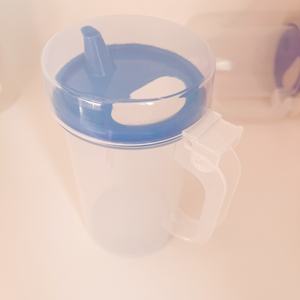 Conjunto de 6 Mini Jarros Separadores de Óleo Transparentes de Plástico com Tampa e Alça para Fácil Despejo - OC-6 - Mais Vendidos - Product Image 4