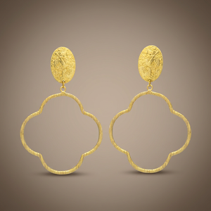 Pendientes Colgantes de Latón Chapado en Oro Hechos a Mano con Piedras Preciosas, Estilo Boho, Regalo de Compromiso - Product Image 3