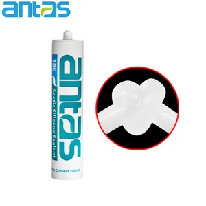 Antas-186 Excellent Weathering Performance Acetic Cure Sealing Aquarium Silicone Sealant