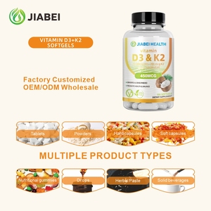 Suplemen Herbal Organik Merek Sendiri OEM/ODM Kapsul Vitamin D3-K2 untuk Suplemen Herbal Premium Oral - Product Image 2