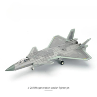 Modèle de chasseur furtif chinois Chengdu J-20 Fire Fang de la série militaire créative 1:72, jouets pour garçons, blocs de construction