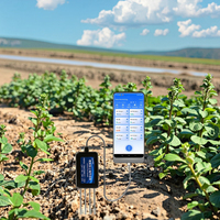 JIRS-Testeur de sol numérique à affichage LCD 8 en 1 pour mesurer l'humidité et la température du pH NPK avec fonction de rétroéclairage