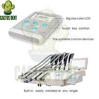 Unité dentaire COXO int micro moteur LED moteur électrique brushless construit dans l'unité dentaire chaise fit 1:5 1:1 16:1 pièce à main