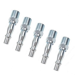 You 1/4Bsp <b>Threaded</b> Quick Connect Coupler Set 6Mm Stainless Steel Pneumatic <b>Tool</b> Accessories - Product Image 2