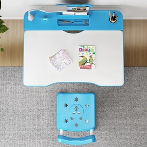 Bộ Ghế Bàn Học Vẽ Cho Trẻ Em Bộ Ghế Học Sinh Sử Dụng Tại Nhà Màu Hồng Màu Xanh Dương Bộ Ghế Bàn Học Trường Tiểu Học Phòng Tập Thể Dục Cho Trẻ Em Giá Rẻ - Product Image 2