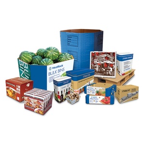 Présentoir promotionnel pliable en carton hexagonal personnalisé, recyclable et de haute qualité pour fruits et légumes - Product Image 4