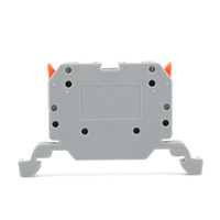 Bloc de bornes DIN Kuishen KC-PT4 2,5 mm² en matériau PA66, 24A 250V, gris, connecteurs rapides à ressort pour câbles