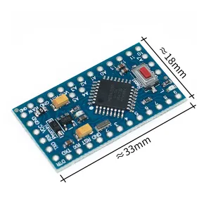 Pro Mini 328 Mini 3.3V/8M 5V/16M ATMEGA328 ATMEGA328P-AU 3.3V/8MHz 5V/16MHZ ATMEGA328P para Arduino - Product Image 2
